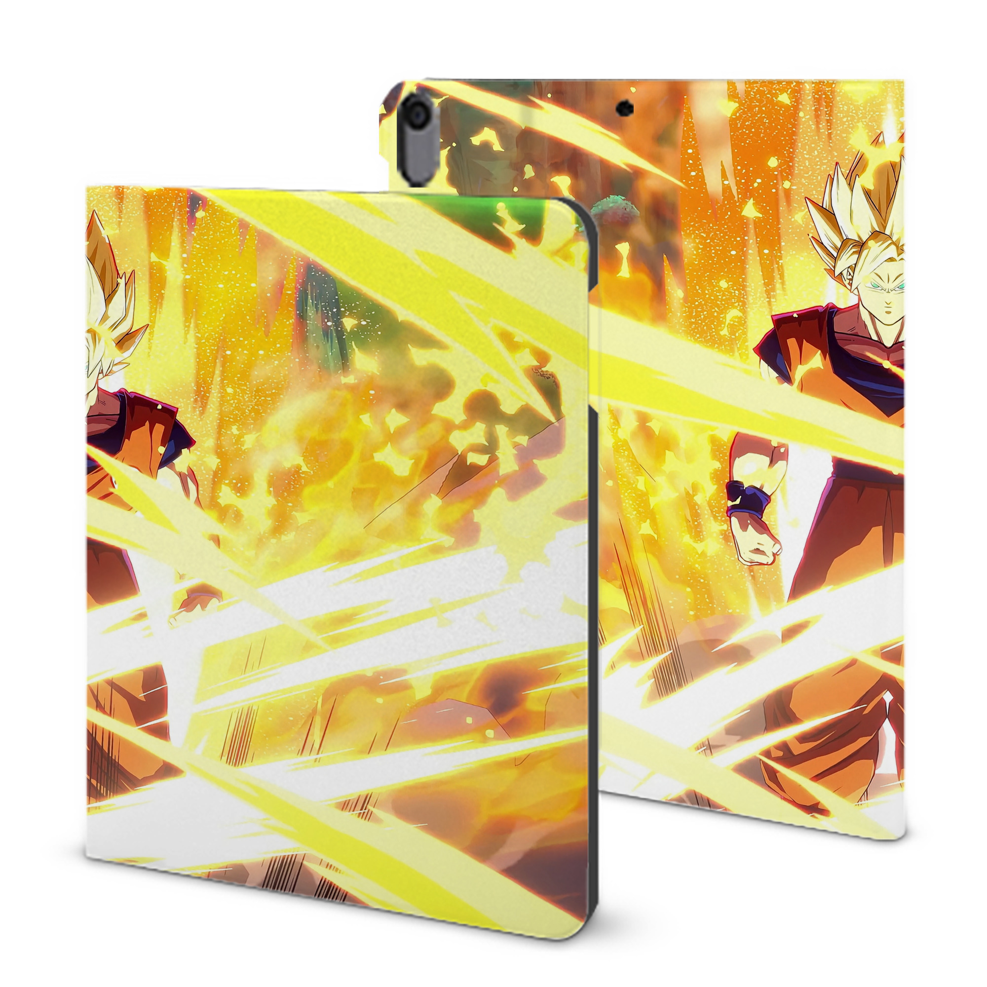 （画像用） ドラゴンボール DRAGON BALL IPad ケース ブック型 PUレザー TPU 耐衝撃 軽量 薄型 ペン収納なし 全面保護 IPad 各モデル対応